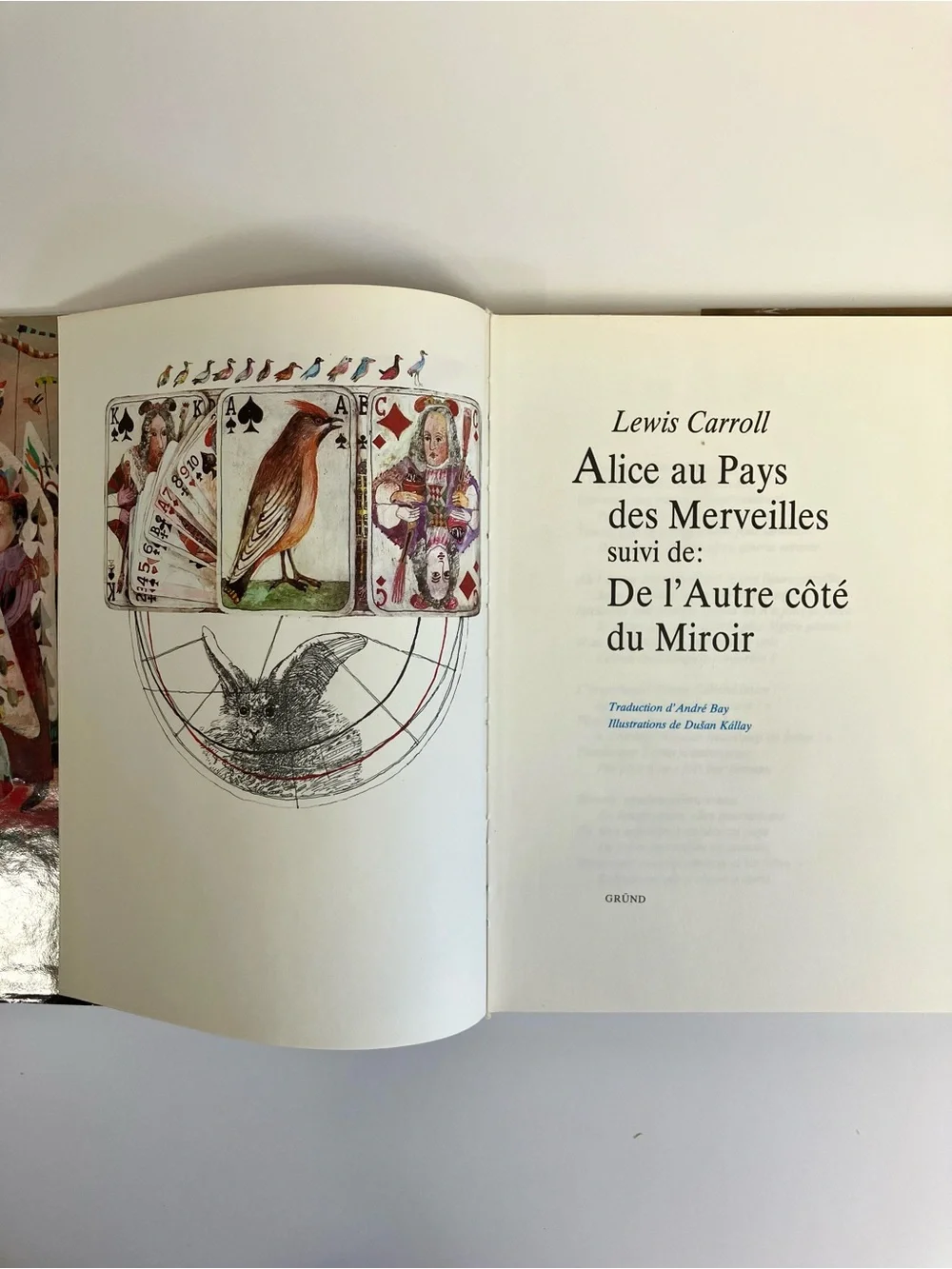Livre Alice au Pays des Merveilles Lewis Carroll Gründ 80s Vintage Rare Book - Picture 11 of 17
